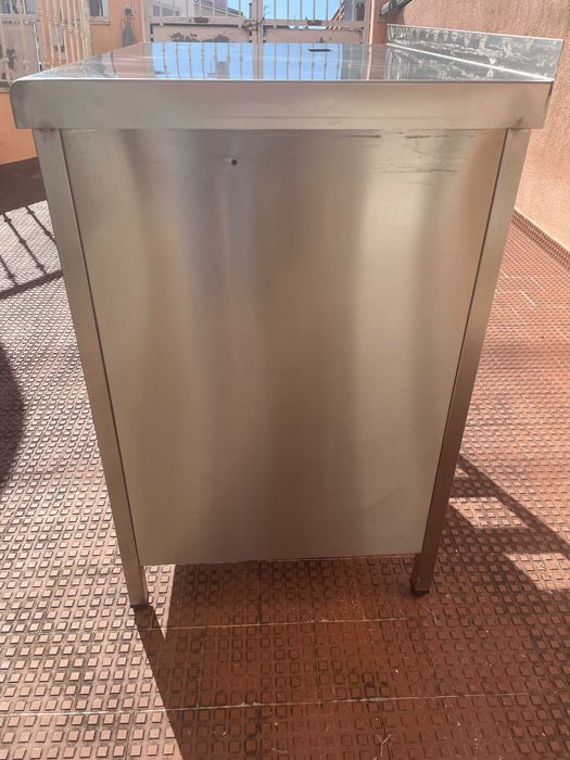 Bancada Inox para Máquina Café