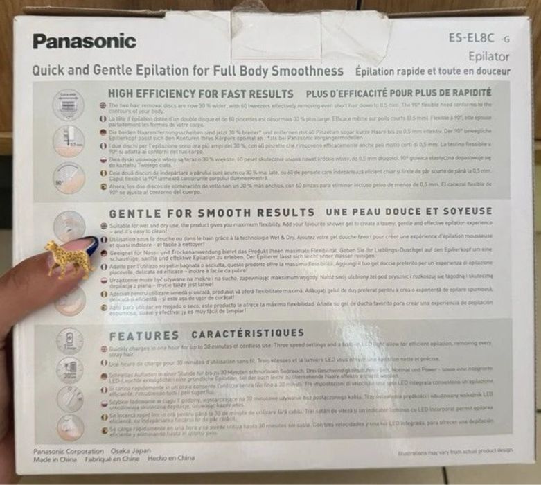 Depilator Panasonic ES-EL8C + 7 nasadek
