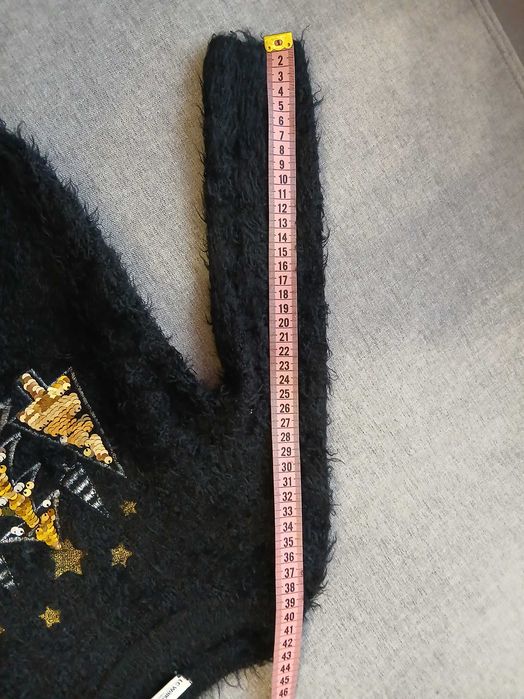 LC Waikiki. Дитячий  Новорічний чорний светр, джемпер