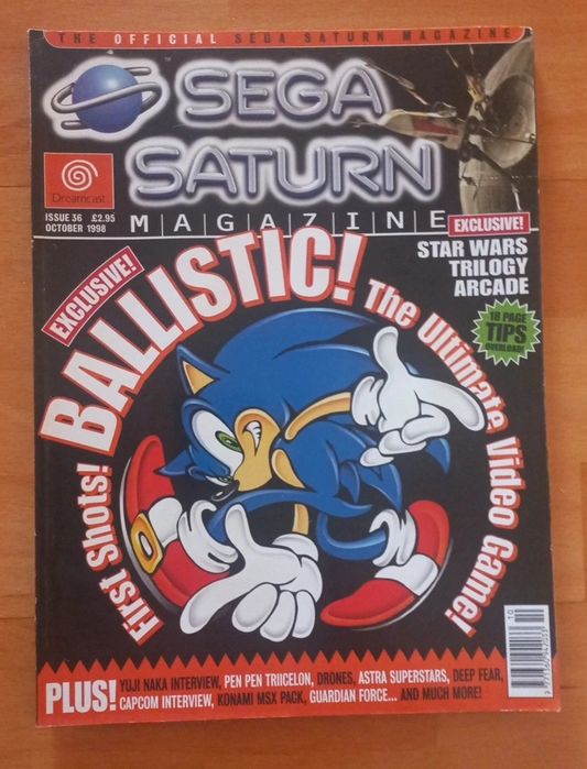 Revista Oficial Sega Saturn N.36 October 1998 Rara
