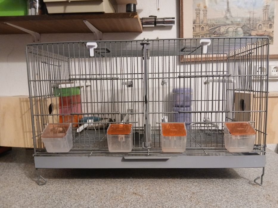 2 Birdcages + Finch Seed Mix + Various Accessories