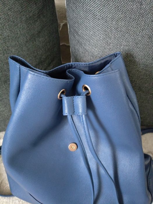 Plecak damski niebieski