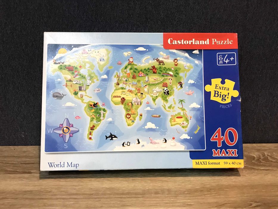 Пазли castorland puzzle extra big + 1:1 (2 шт): 100 грн. - Пазлы