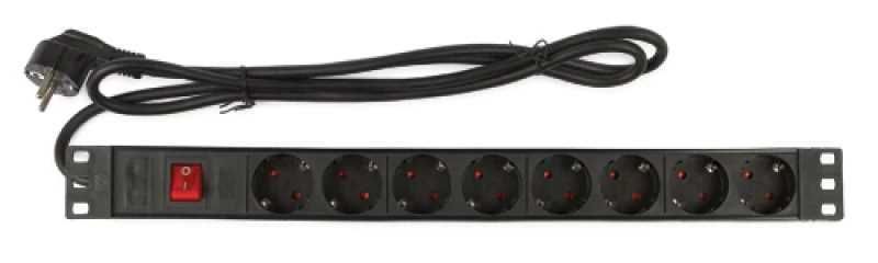 Extensão Elétrica De 1 U Para Móveis Rack 19" Fonestar FRP-8