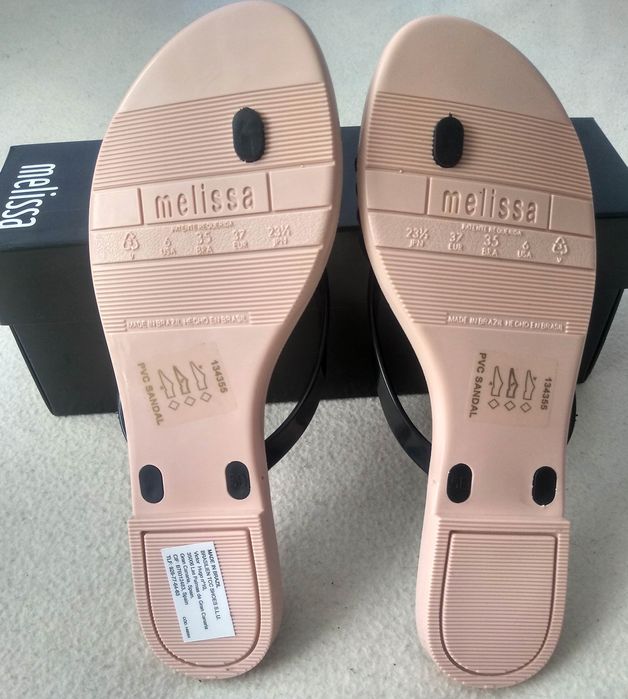 Nowe Melissa 37 japonki klapki buty pachnące