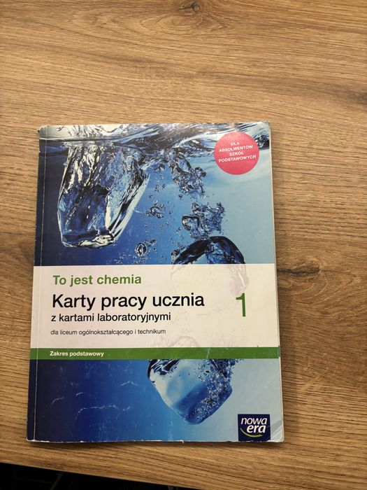 To jest chemia 1 karty pracy