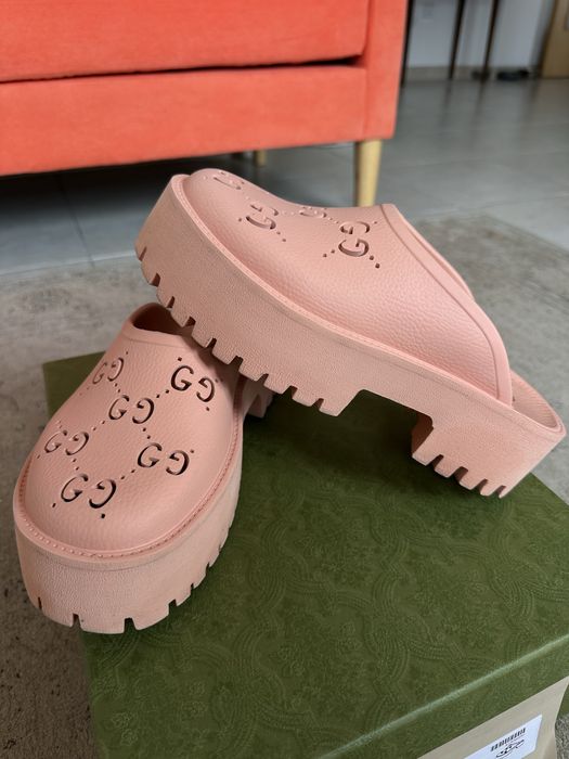 Gucci rubber mules