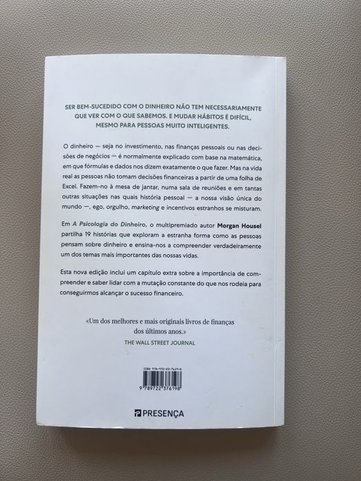 Livro “A psicologia do dinheiro”