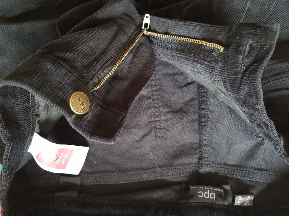 Sztruksy damskie czarne rozm. 44