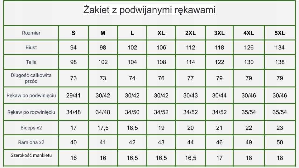 Garnitur damski ANET plus size (S-5XL) kolor błękitny na zamówienie