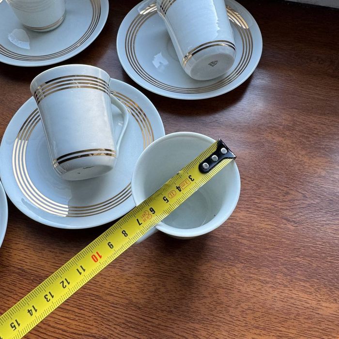 Serwis do kawy „Krokus”, porcelana Ćmielów, proj. W. Potacki, lata 60