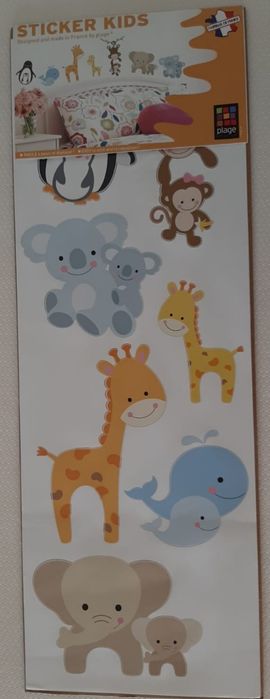 Sticker Kids - Autocolantes parede 
Animais - Novo