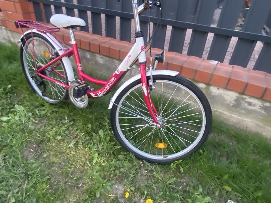 Rower Aluminiowy dziewczęcy Arkus Delta Miss 24” przerzutki Shimano