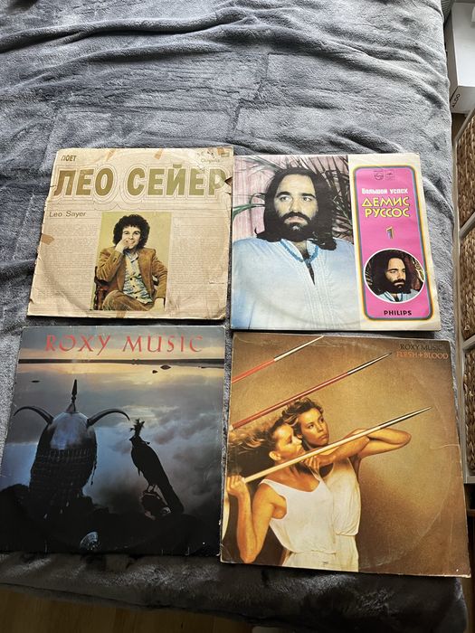 Vinis Leo Sawyer, Roxy Music e Demis Roussos