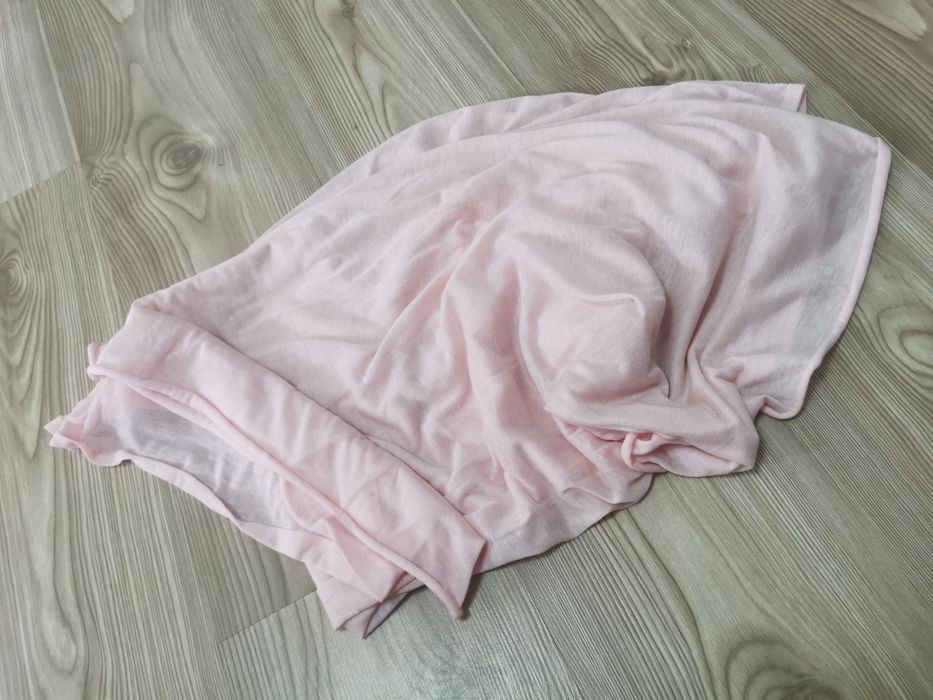 Chusta komin pudrowy róż