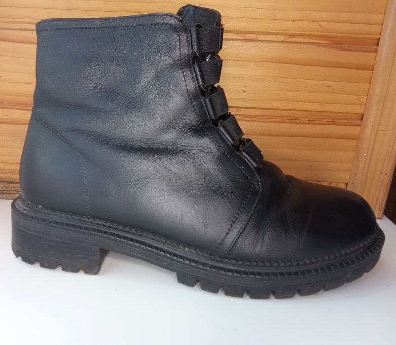 Зимние кожаные женские ботинки Juvkel