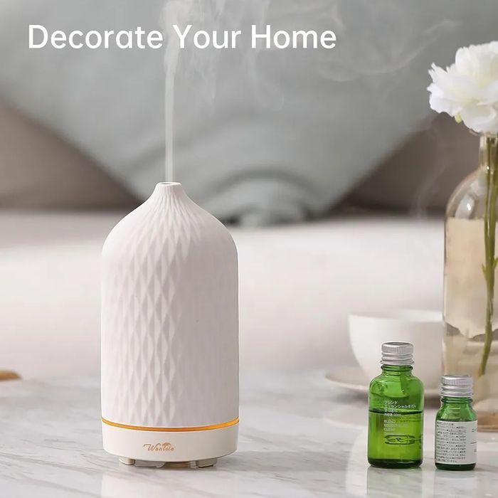 Dyfuzor olejków eterycznych, dyfuzor ceramiczny,ultradźwiękowy nawilżs