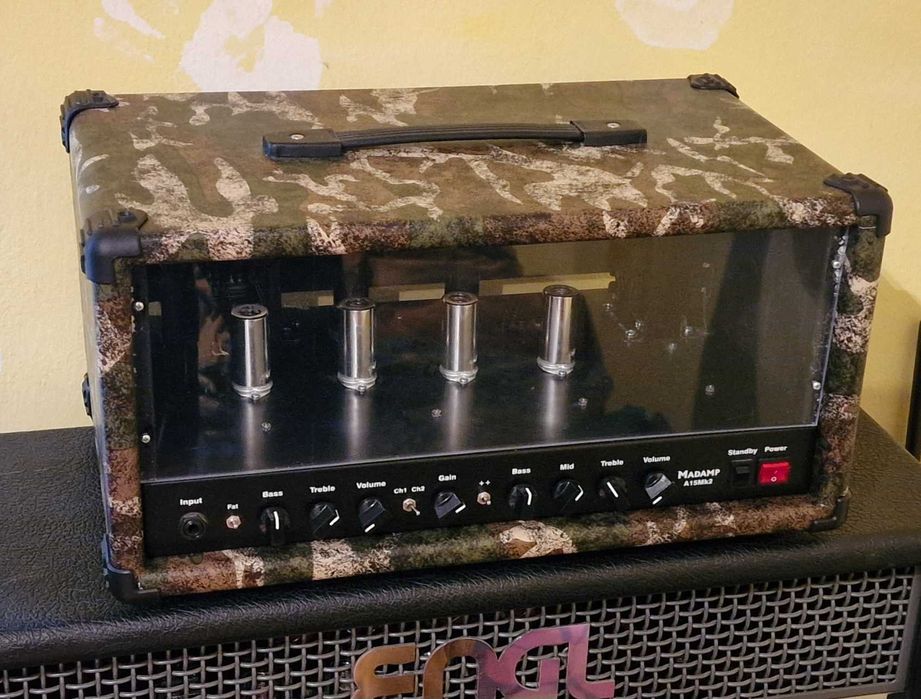 Wzmacniacz lampowy Madamp A15MK2 Deluxe | 15W | 6V6 TAD | Green Camo