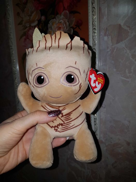 TY Beanie Babies Marvel GROOT Стражи Галактики 15 см оригинал