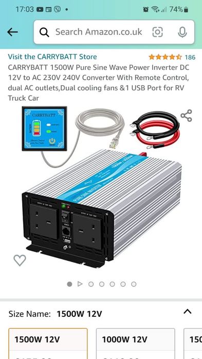 Інвертор 3000W привезений з Англії оригінал CARIBAT.