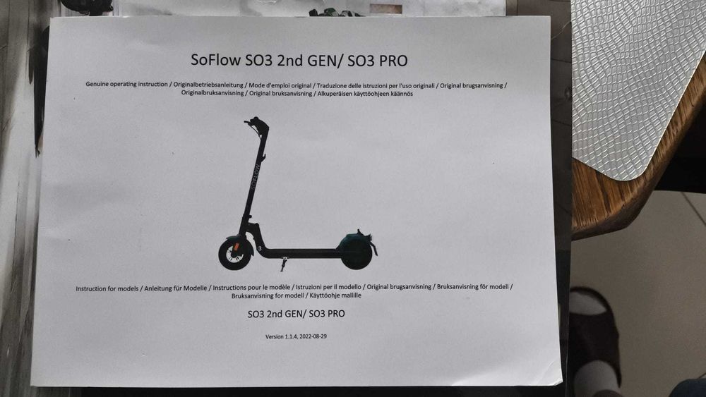 Hulajnoga elektryczna SQFLOW SO3 PRO