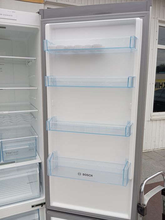 Холодильник Bosch No-Frost нержавейка 200см INVERTER A+++ из Германии