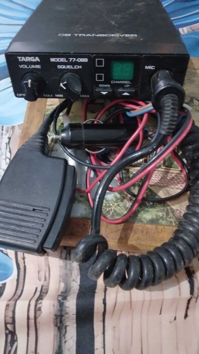 Radio CB preto para carro