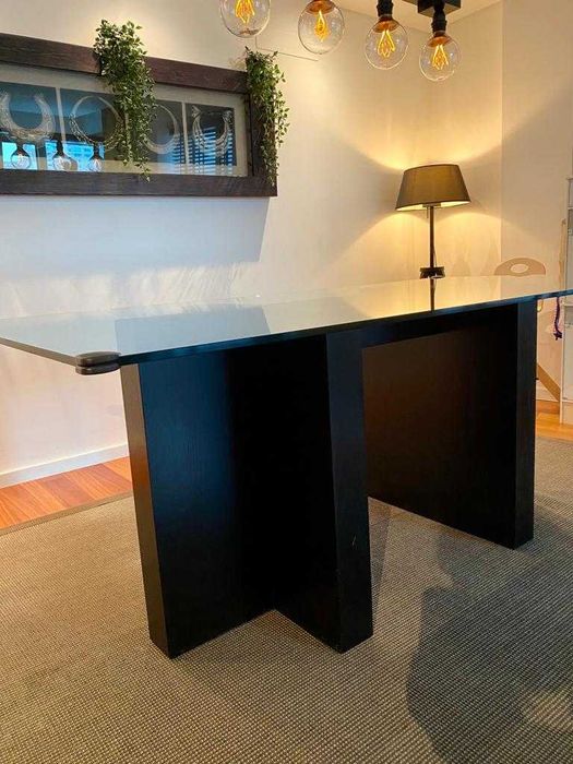Vendo Mesa de Jantar Arboretto com tampo de vidro temperado