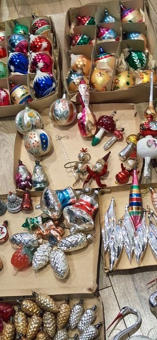 Bombki szklane z czasów prl