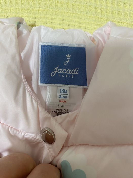 Jacadi куртка дитяча на синтепоні. 81 см; 18 м. Маломірить