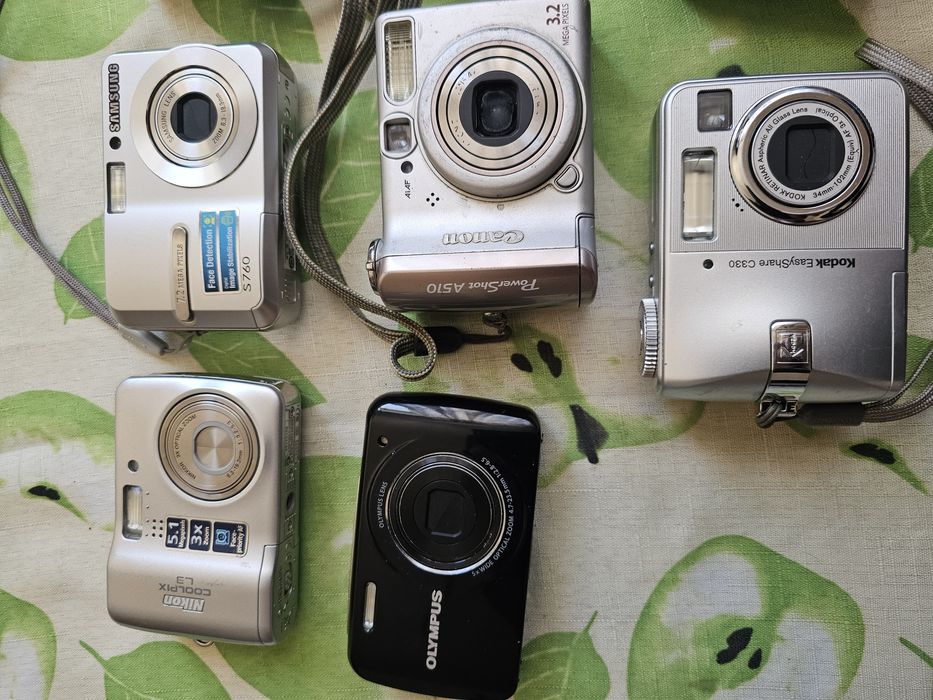 Фотоаппараты под ремон или на запчасти 8шт