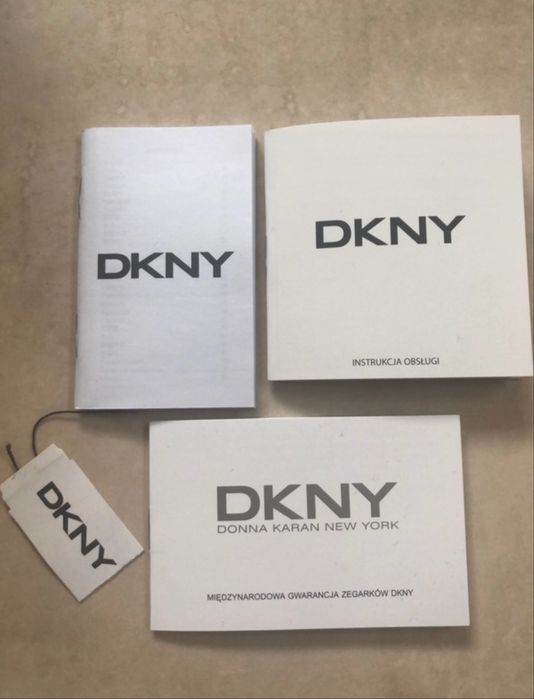 Zegarek DKNY Donna Karan złoty lustrzana tarcza