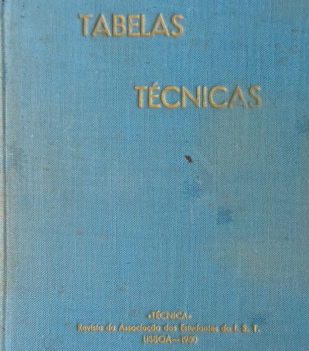 Engenharia Tabelas Técnicas Livro 1949