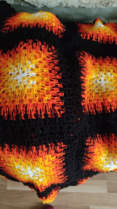 Manta em lã/ colcha