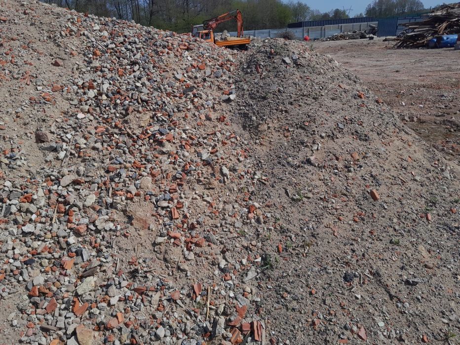 Odsiewka z gruzu kruszonego