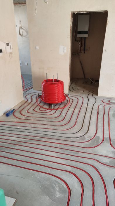 Frezowanie pod ogrzewanie podłogowe, frezowanie podłogówki,