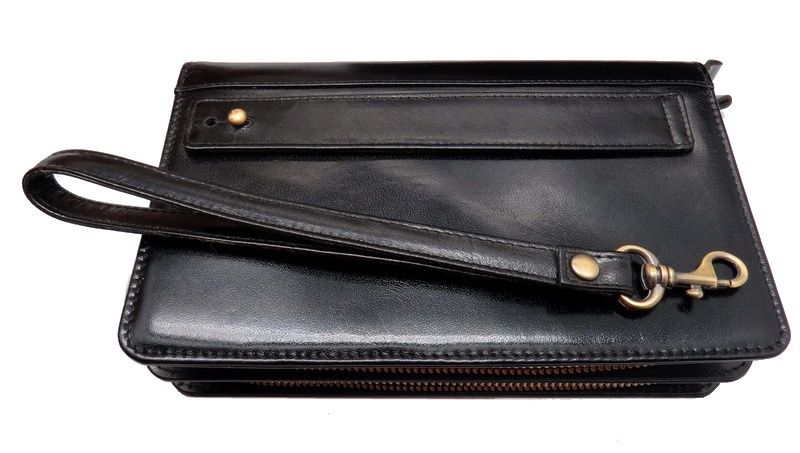 Skórzana saszetka ABIATTI 100% SKÓRA naturalna ! NA ZAMEK !