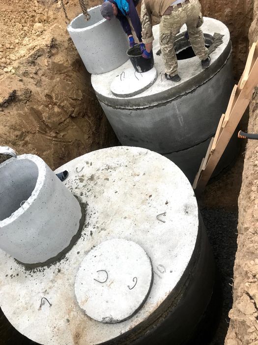 Бетонні кільця КДЦ:105:95 від виробника. Обухівський район