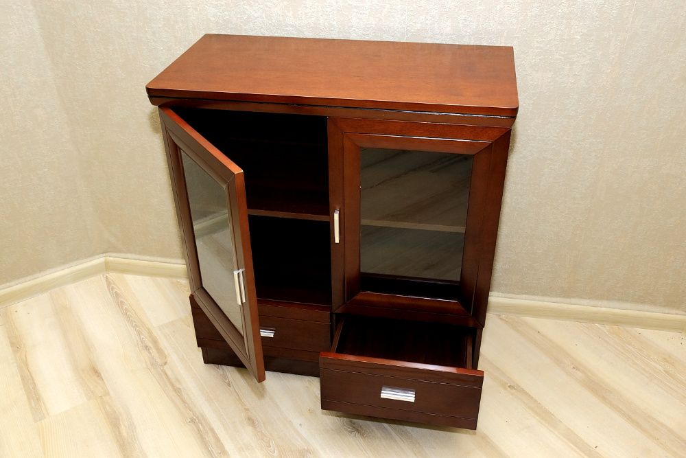 Komoda gabinetowa 2-drzwiowa 80 x 40 x 85 cm. Fornir. Outlet -%!