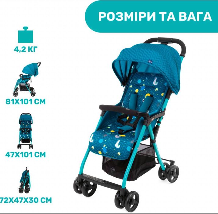 Прогулянкова коляска Chicco Ohlala 3