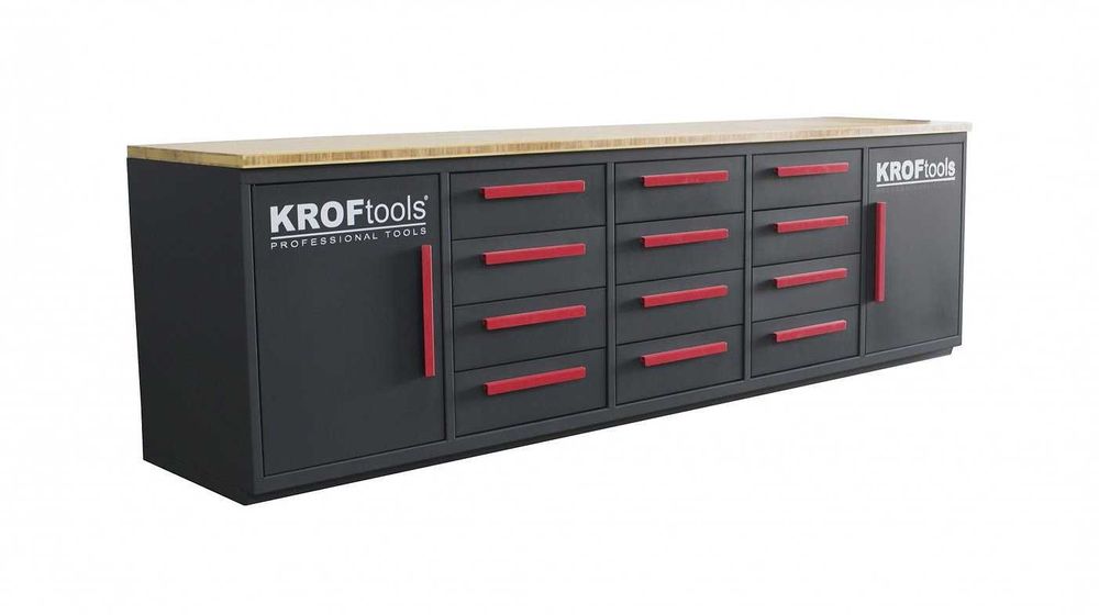 Bancada de Trabalho com Gavetas 2,85M