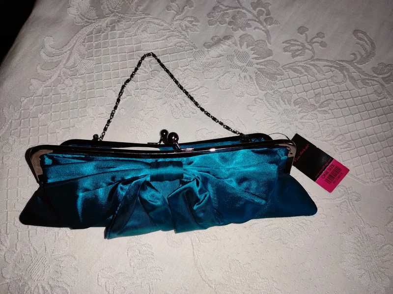 Mala Clutch Festa Cetim Miss Selfridge Nova