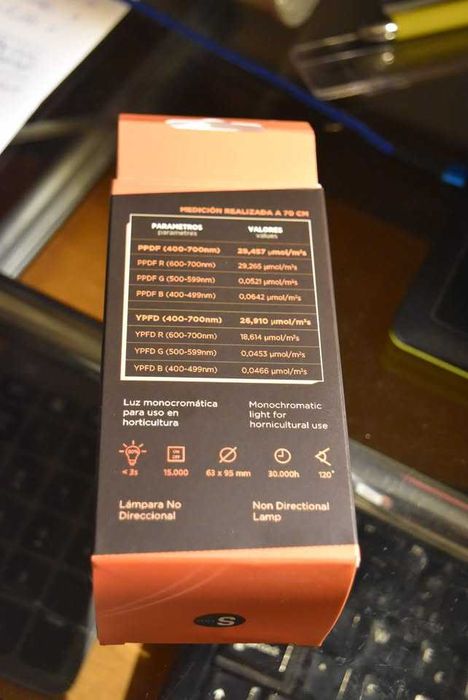 Solux Lâmpada LED monocromática vermelha