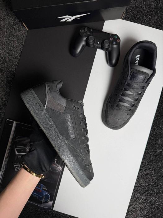 Чоловічі кросівки рібок Reebok Club C Dark Grey [41,42,43,44,45,46]