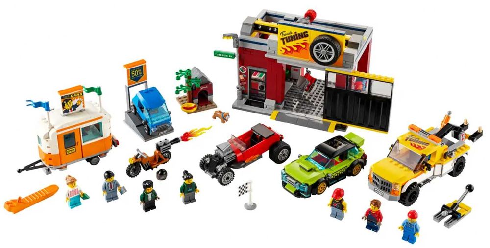 Lego City 60258 - Oficina de Tuning