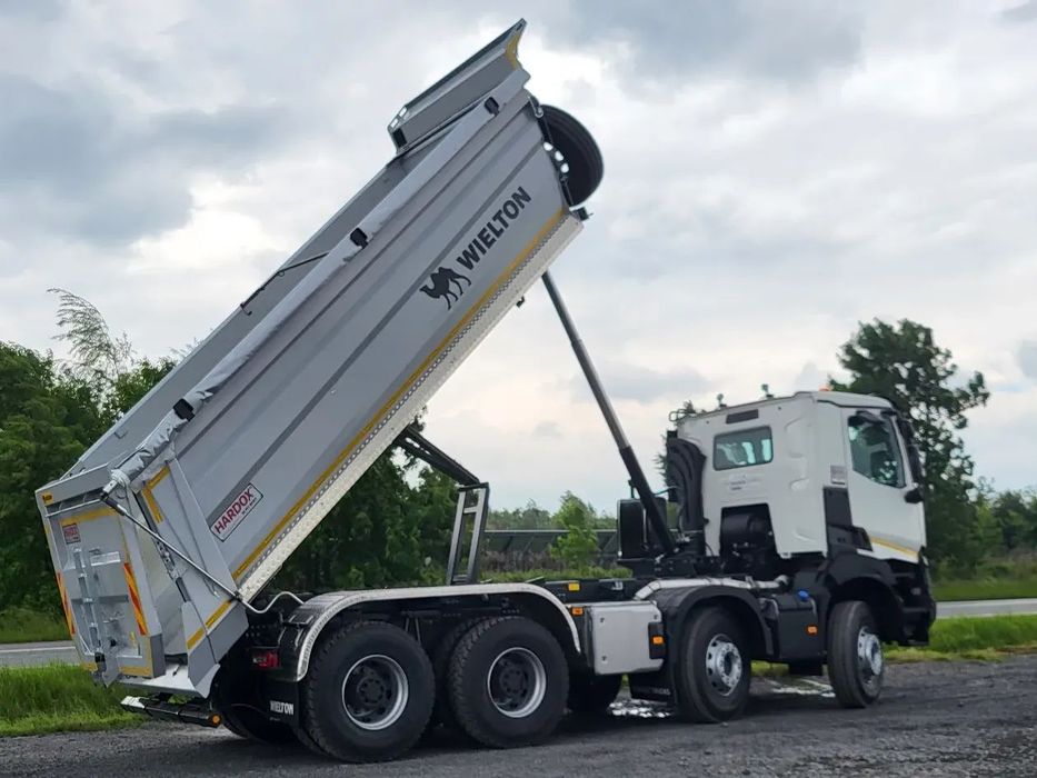 Renault 8x4 || Zabudowa Wywrotka HPV 18m3 Wielton  Zabudowa wywrotka WIELTON 18m3 HPV podwozie RENAULT 8x4