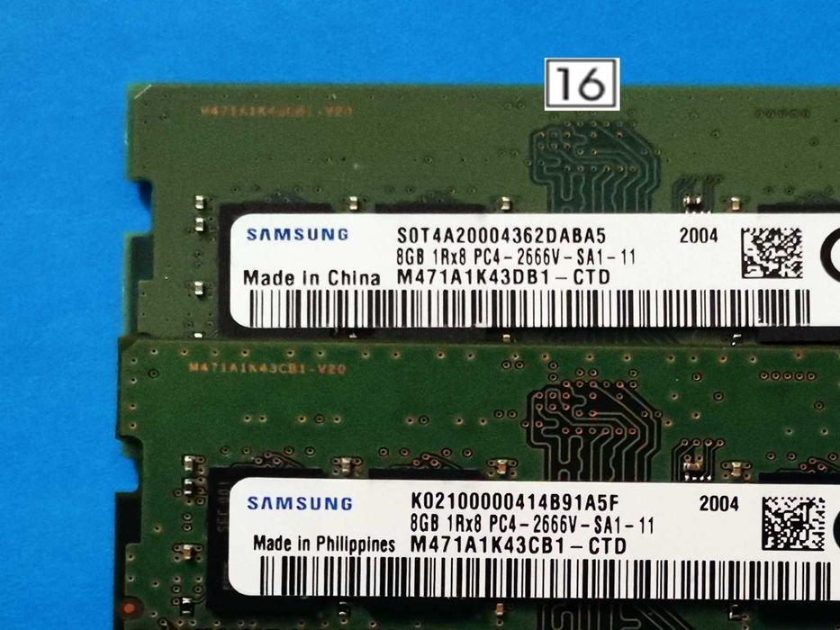 DDR4 16GB Samsung 2666v