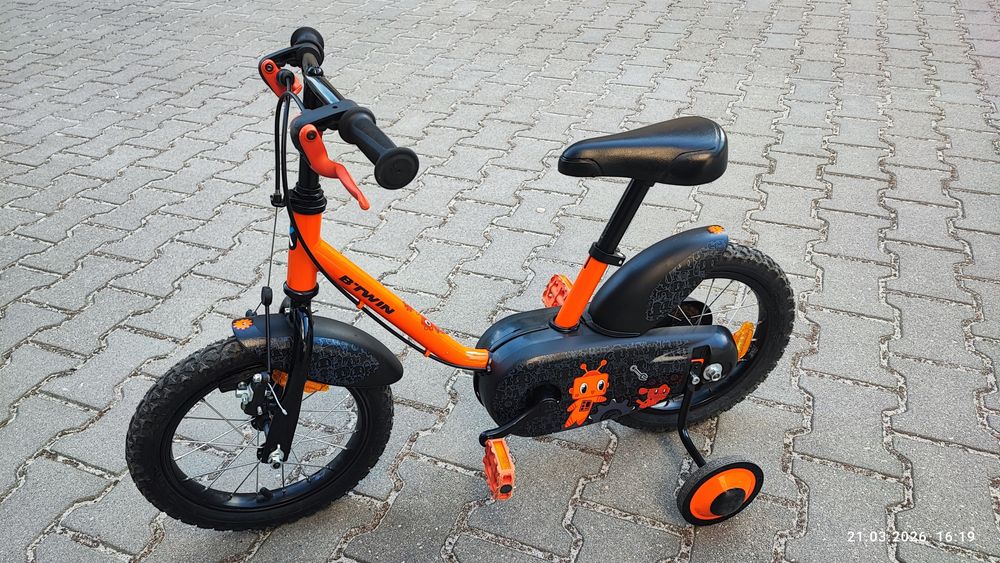 Rower dziecięcy B-TWIN 500 Robot 14 cali