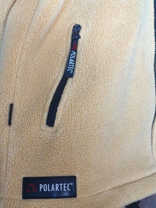 Polar z kapturem żółty Polartec rozm. S