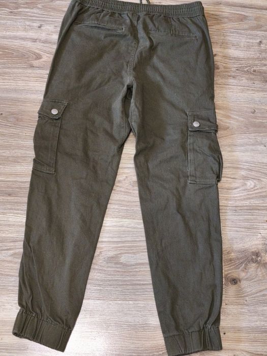Spodnie joggery cargo, unisex: męskie S, damskie M